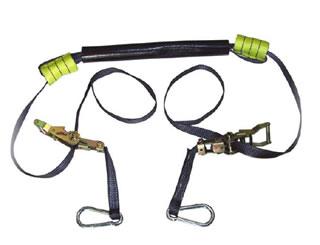 Set Cinghie Per Trasporto Moto, Con Fibbia In Acciaio 5 Cm, Ganci Plastificati E Passanti In Pelle Di Pecora, Custodia Inclusa