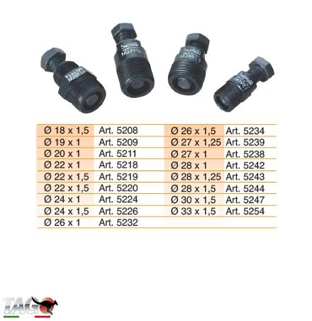 Rotore Estrattore per ruota polare BUZZETTI FILETTATURA DESTRA m24x1 AGM ATU BAJAJ BAOTIAN BEELINE 