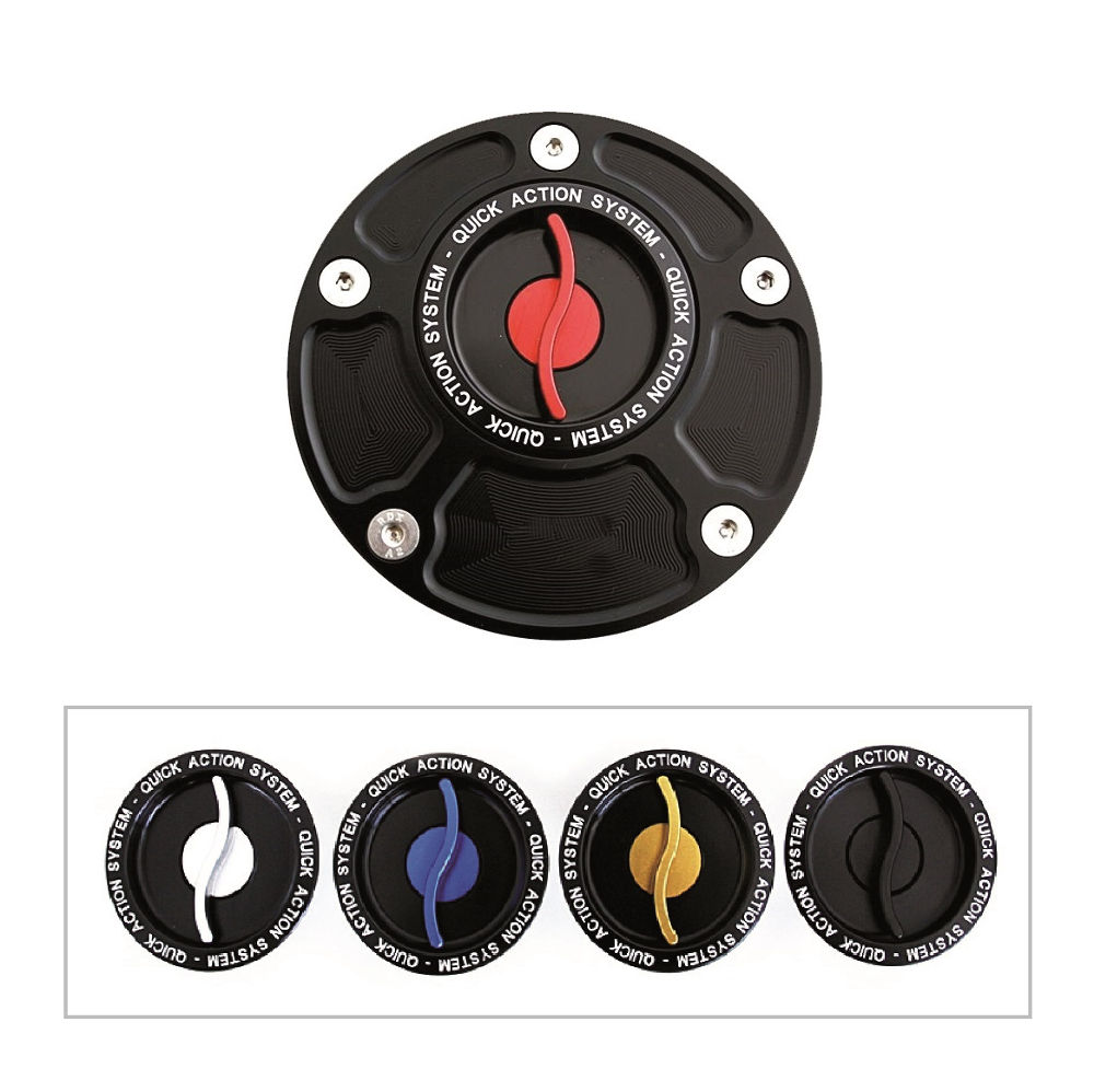 Tappo serbatoio Accossato Ergal Sgancio Rapido Nero Aprilia RS 660 T1 20/20 Tappo serbatoio Accossato Ergal Sgancio Rapido Nero Aprilia RS 660 T1 20/20