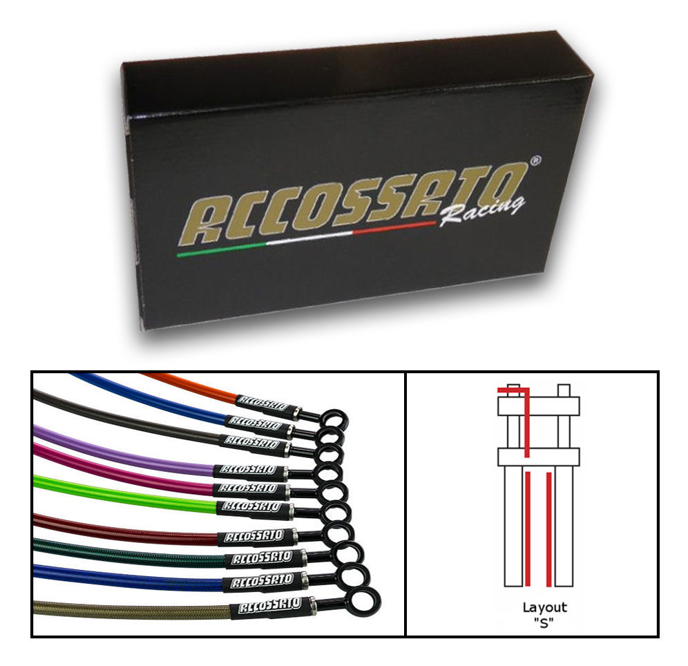 Kit Tubi Freno TRECCIA Accossato Ducati 900 SS 1998-2002