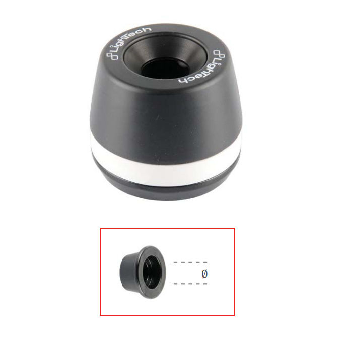 LighTech LIGHTECH 1 PEZZO RICAMBIO TESTA TAMPONE PARATELAIO SERIE 200 DIAMETRO Ø10 
