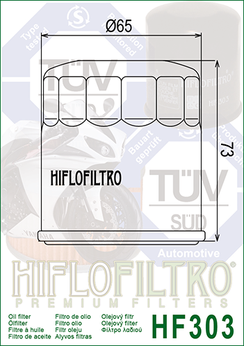 Filtro Olio Motore HIFLO HF303 Compatibile Honda CB 600 F Hornet 2002 - Foto 11