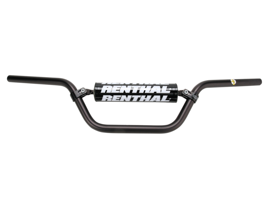 RENTHAL Handlebar Cod.611 01 BK Mini MX Black RENTHAL Cod.06010454 Tago Ricambi
