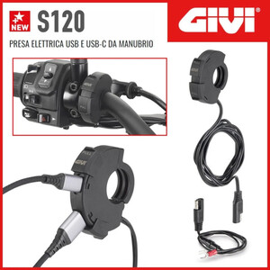 GIVI Electrical Socket - Cod.S120 (USB + TYPE C)